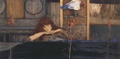 Fernand Khnopff I Lock my Door upon Myself (mk20) oil painting picture
